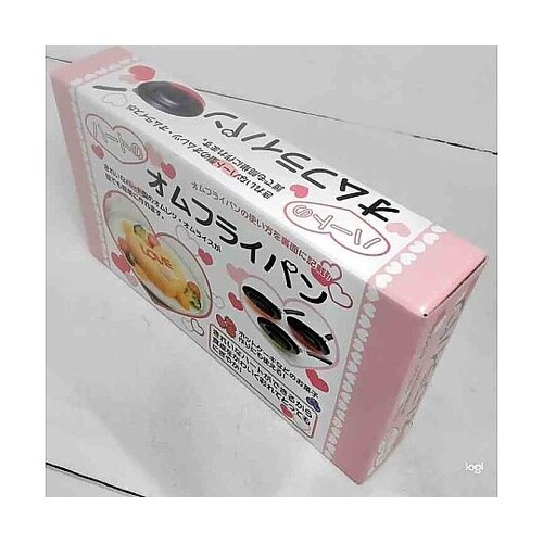 KS−2828 ハートのオムフライパン赤