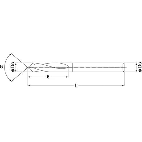 GSLDR3X90超硬リーディングドリル