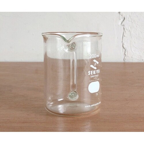 BK−7 200取手付ビーカー200mL