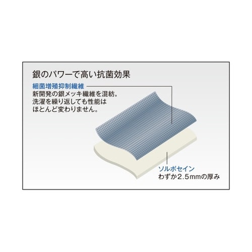 ソルボ衝撃吸収+銀インソール L