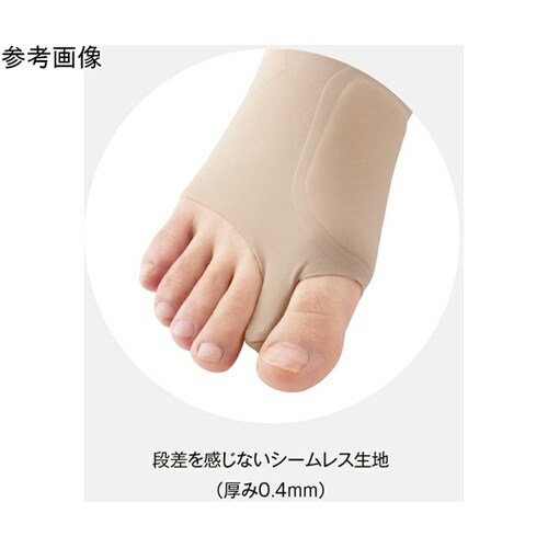 外反母趾サポータ スキニーフィット茶L左