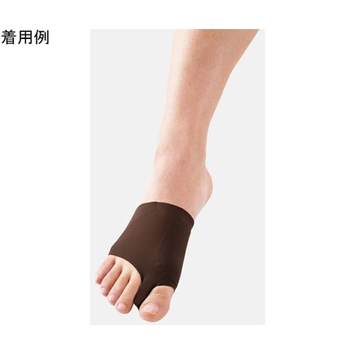外反母趾サポータ スキニーフィット茶L右