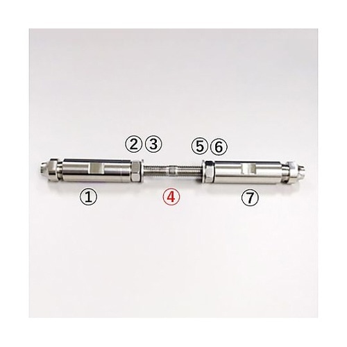 M 6 両ねじボルト(右ねじ・左ねじ/ス