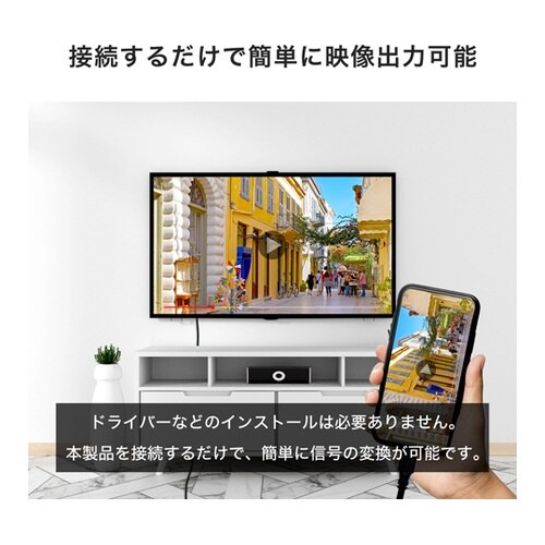 USB Type−C→HDMI 変換アダ