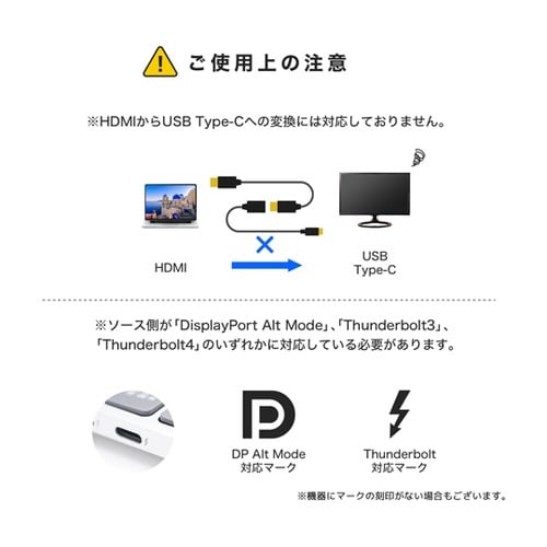 USB Type−C→HDMI 変換アダ