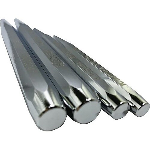 ミラーメッキ仕上げ 4点組 センターポン