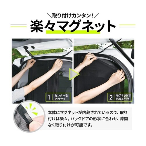 車内用品 防虫ネット 楽らくマグネット(
