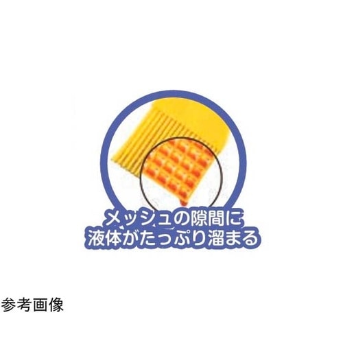 たっぷり塗れるシリコーンハケ 大 ブルー