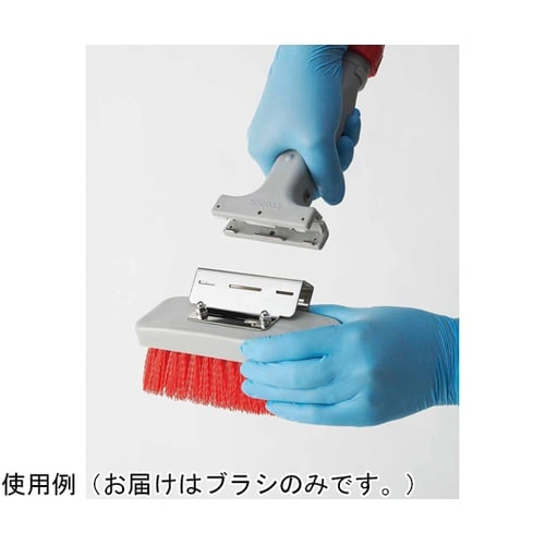 HG ワンタッチブラシ レッド 1個 C