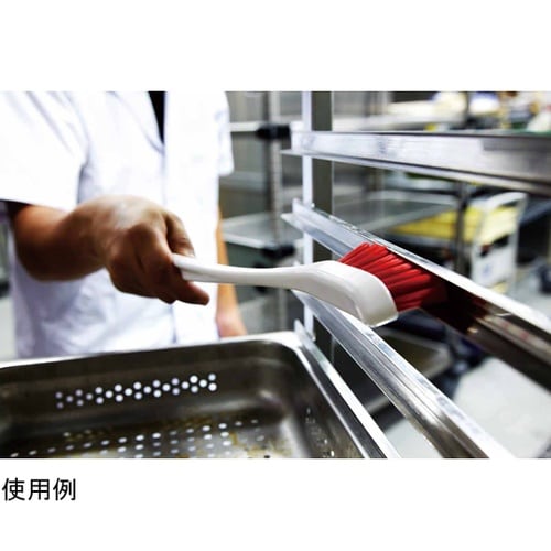 HG スリムブラシ柄付き レッド 1本