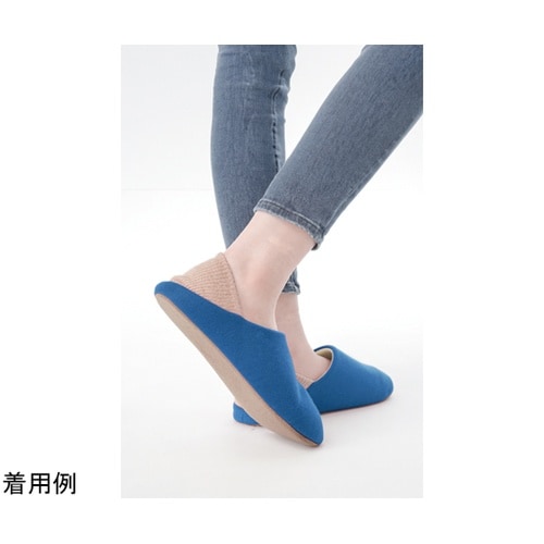 防災スリッパまもれーる ネイビー M 1