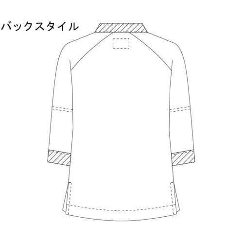 コックシャツ LL ブルーストライプ 6