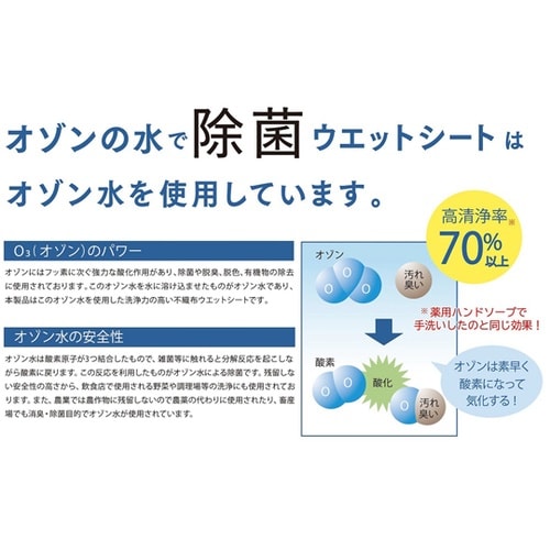 テフキーO3 オゾンの水で除菌ウェットシ