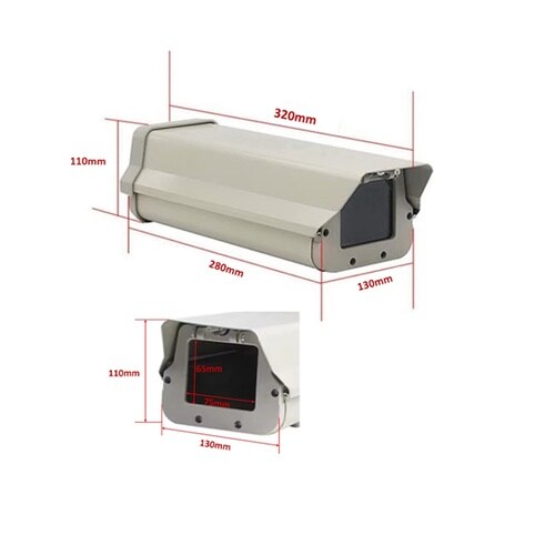 監視カメラハウジング取付・収納ボックス(