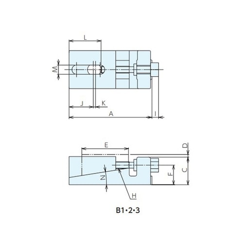 レベリングブロック Bガタ(オーダーNo