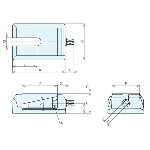 レベリングブロック Hガタ(オーダーNo