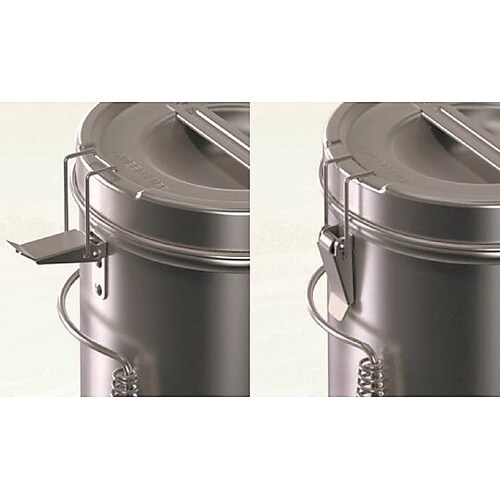 ステンレス火おこし兼用火消しつぼ HOT