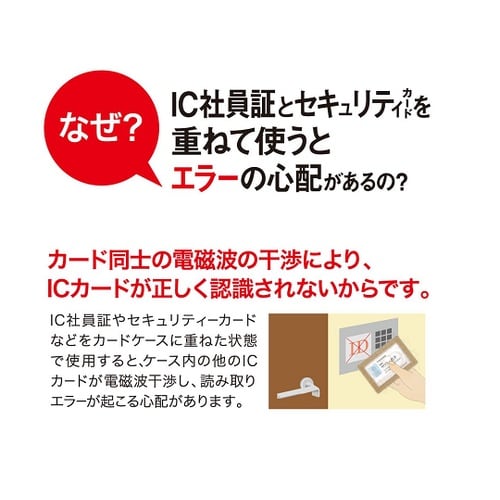 ノータム 入退室エラー防止カード 青 U