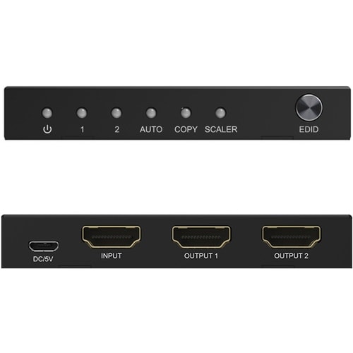 4K60Hz対応 HDMI1入力2出力