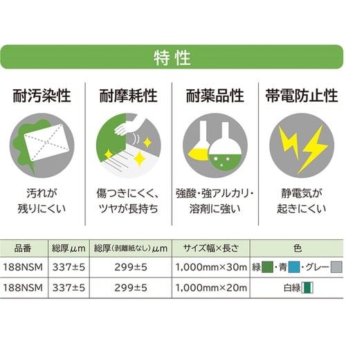 ビバ歩行帯フィルム 188NSM ブルー