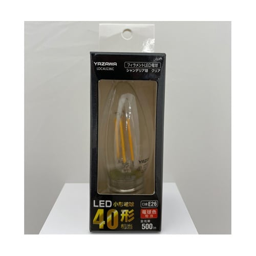 フィラメントLED 40W C36 シャ