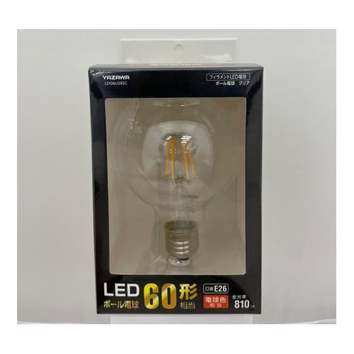 フィラメントLED 60W G95 ボー