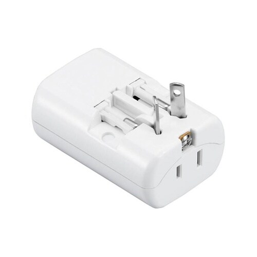 海外用マルチ変換プラグ USB付 2A