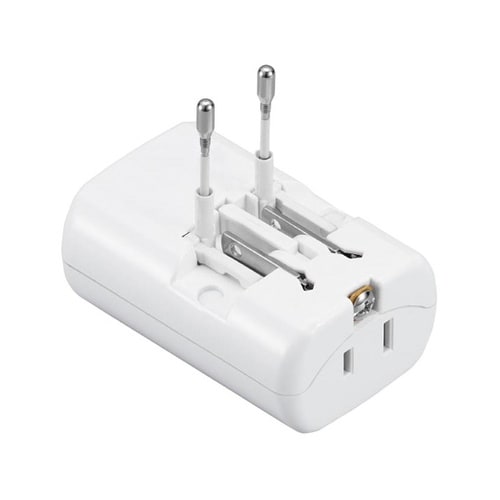 海外用マルチ変換プラグ USB付 2A
