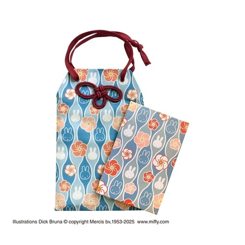 ミッフィー御朱印帳ポーチ 立涌梅 ST−