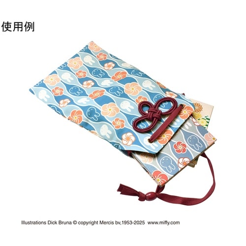 ミッフィー御朱印帳ポーチ 立涌梅 ST−