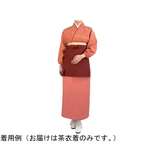 蒔糊紙散らし 茶衣着 上 オレンジ L