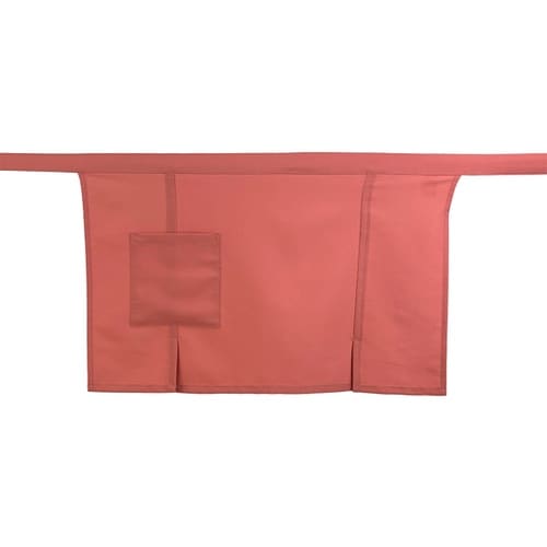 無地 前掛け ピンク F OD25