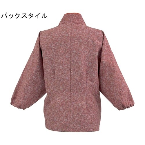 すずしろ小紋 茶衣着 上 ミディアムレッ