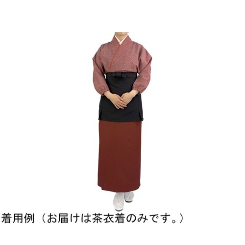 すずしろ小紋 茶衣着 上 ミディアムレッ