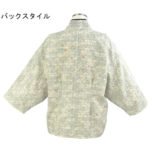 雲井ぼかし草小紋 茶衣着 上 アイボリー