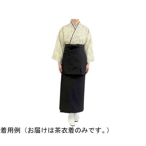 雲井ぼかし草小紋 茶衣着 上 アイボリー