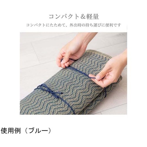 おでかけ畳シート 70×150cm ブル