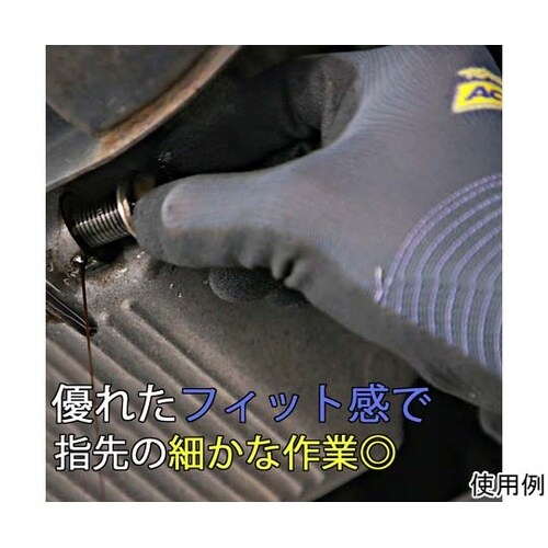 ニトリル背抜き手袋 アクティブクリップ