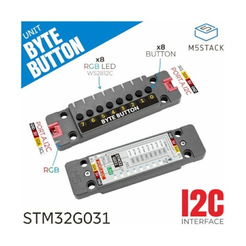 M5Stack用Byteボタンユニット