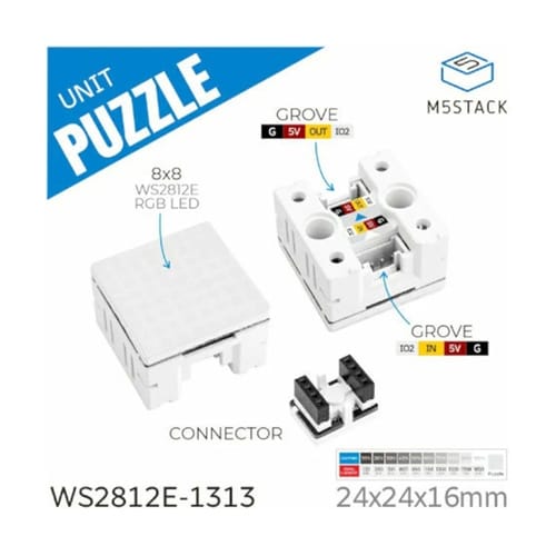 M5Stack用パズルユニット(8×8
