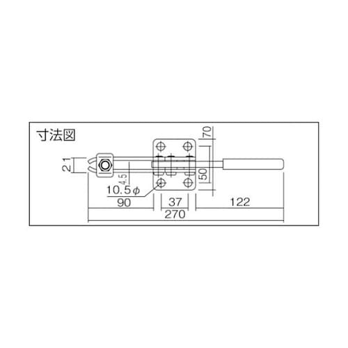 KC38D ハンドル横型トグルクランプ