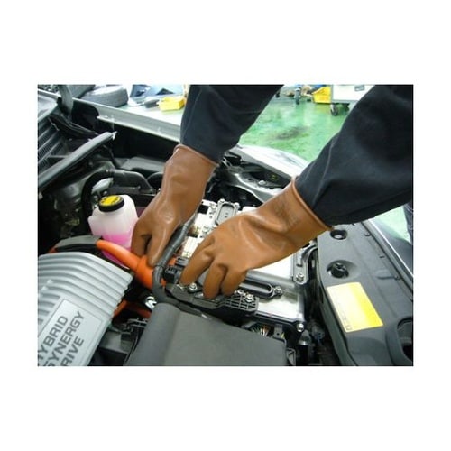 低圧ゴム手袋 AC300V/DC750V