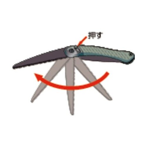 折込式一体型剪定鋸 396ラップランダー