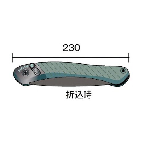 折込式一体型剪定鋸 396ラップランダー