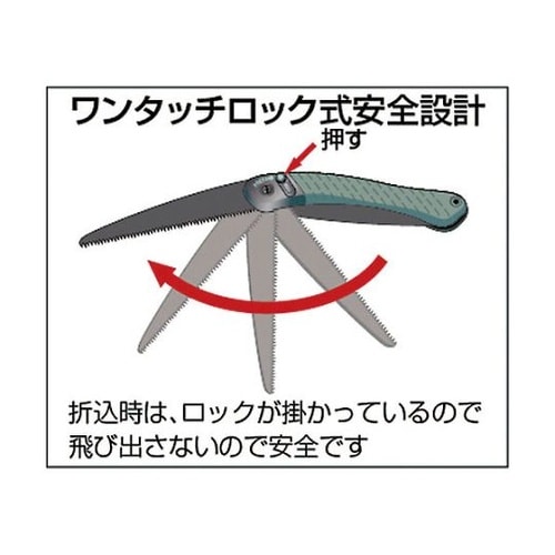 折込式一体型剪定鋸 396ラップランダー