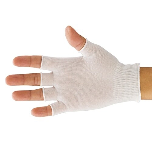 MX387−M快適インナー半指手袋10双