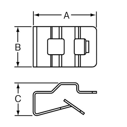 MCMS12PJC 固定具メタルクリップ