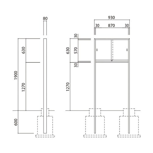 SK−2091−1−SLC 屋外掲示板