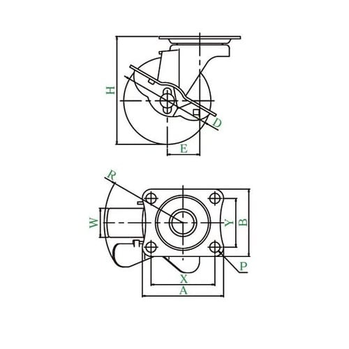 SUS−SG−75URS 自在車75mm
