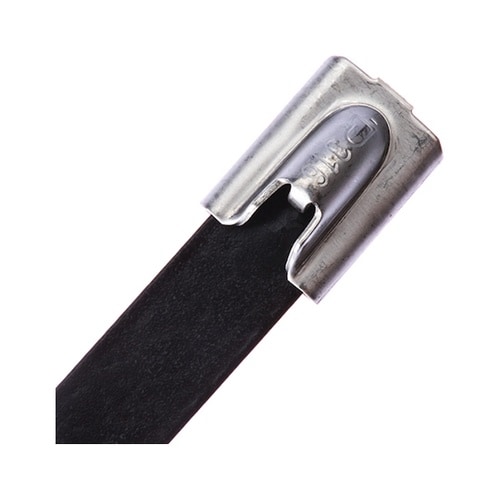 フルコーティングステンレスタイ 黒 1袋